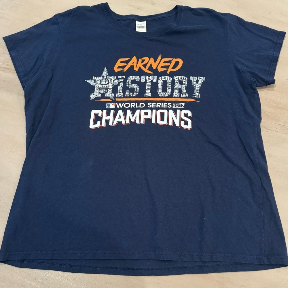 Houston Astros World Series 2017 Woman’s T-Shirt- 2XL